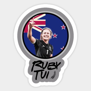 Ruby Tui, New Zealand Rugby icon, kiwi Legend Sticker